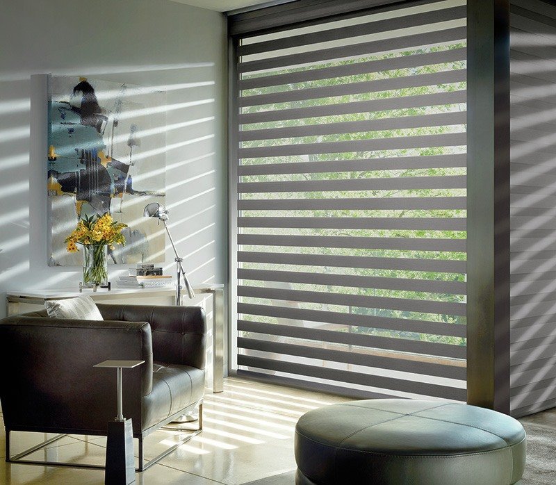 Brownsburg IN Modern Designer Banded Shades